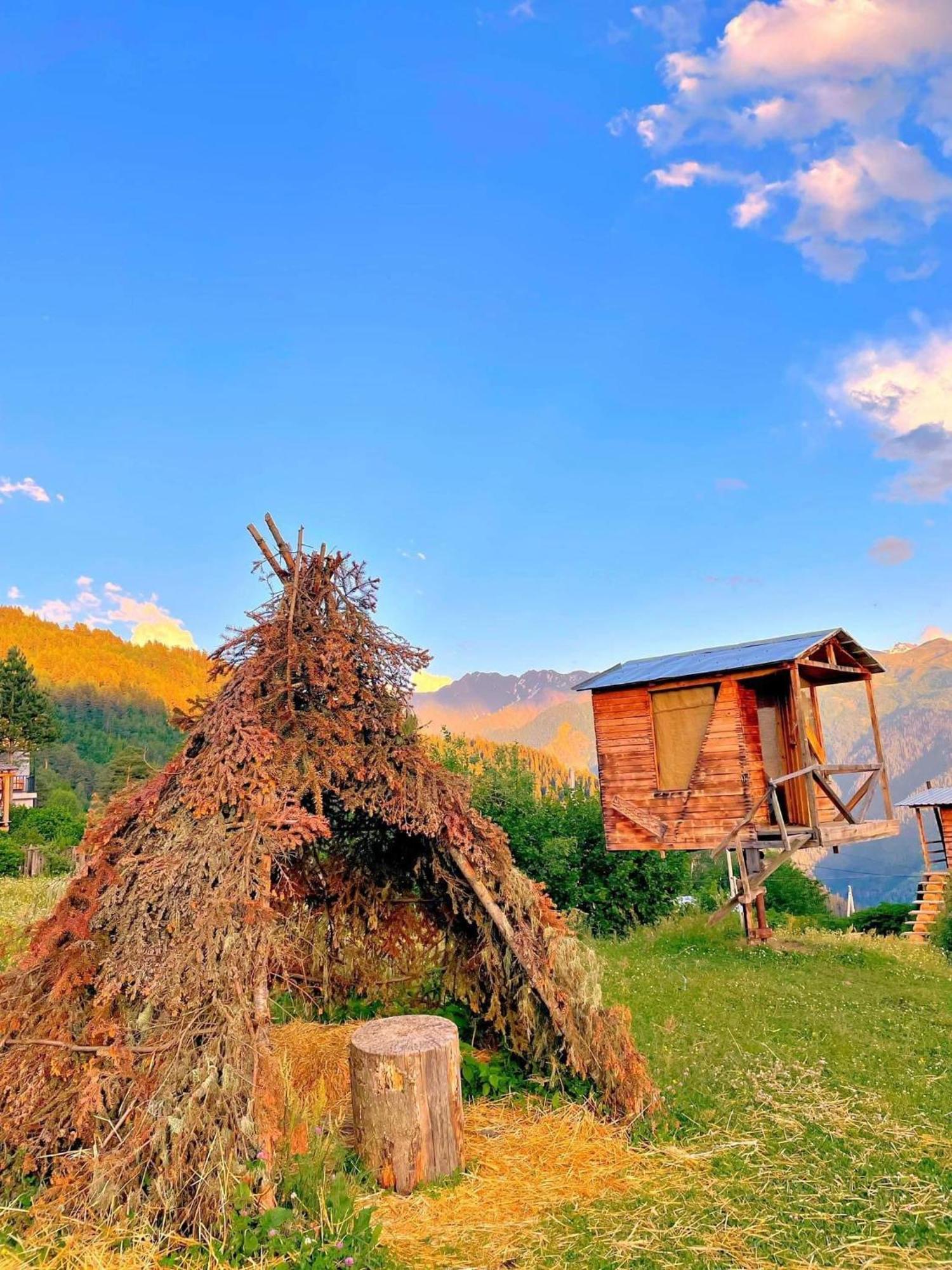Heshkili Huts Svaneti Keshkili Luaran gambar